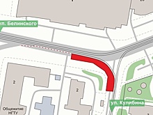 Часть улицы Белинского перекрыли в Нижнем Новгороде