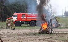В Курской области прошли штабные тренировки по тушению лесных пожаров