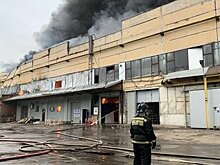 Очевидец рассказал о пожаре на юге Москвы