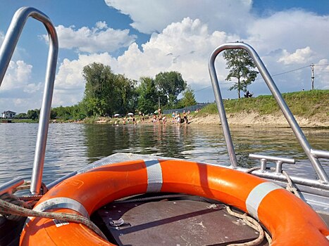 В Курске продолжается благоустройство пляжей