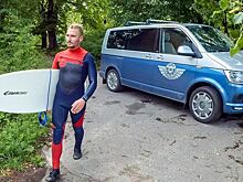 Марка Volkswagen коммерческие автомобили стала титульным партнером первого чемпионата России по серфингу