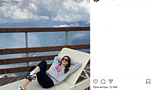 Елена Исинбаева отправилась на отдых в горы