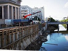 В Казани ремонт подпорной стены на Булаке планируют завершить к сентябрю