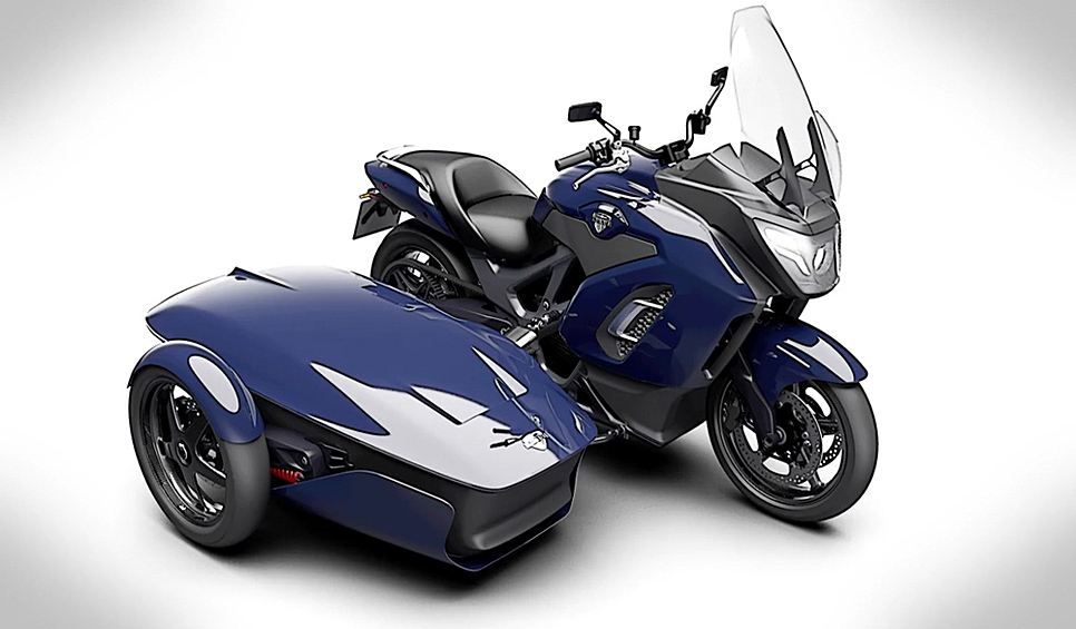 Концепт электрического мотоцикла Aurus, разрабатываемый ФГУП НАМИ