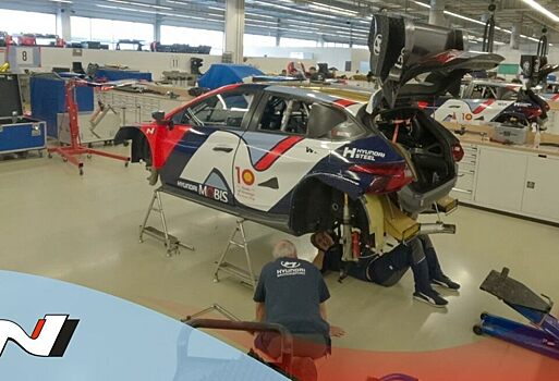 Hyundai показала, как готовит машины к этапам WRC