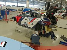 Hyundai показала, как готовит машины к этапам WRC