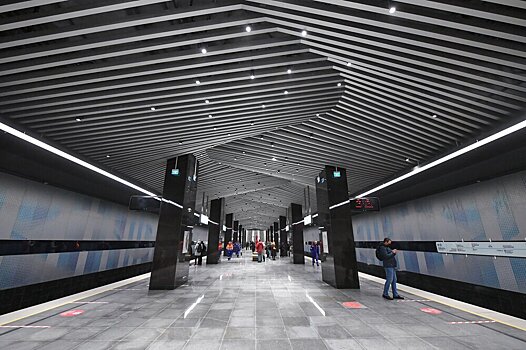 В московском метро обнаружена станция с «барханами» на потолке