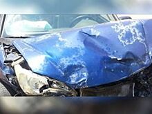 Под Ульяновском дама за рулем спровоцировала тройную аварию