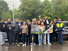 В Брянской области полицейские организовали автопробег «Трезвый водитель»