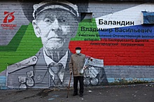 В Нижнем Новгороде на улице Ильинской появилось граффити с портретом ветерана