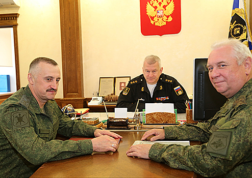 Командующий Северным флотом провёл рабочее совещание с руководством военной полиции и ВАИ Министерства обороны Российской Федерации