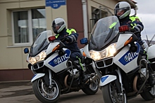 Мотополицейские выехали патрулировать улицы Красноярска