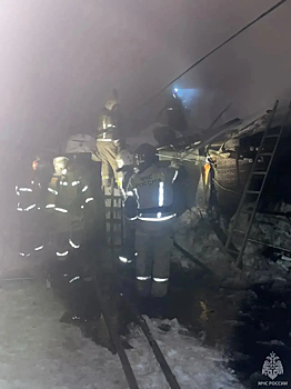 На ночном пожаре в Оренбурге пострадал человек