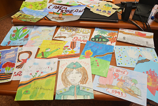 В Магаданской области полицейские и общественники подвели итоги детского конкурса рисунков «Великая Победа!»