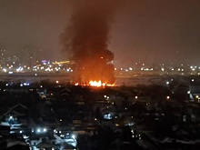 Открытое горение на рынке «Синдика» в Подмосковье ликвидировано