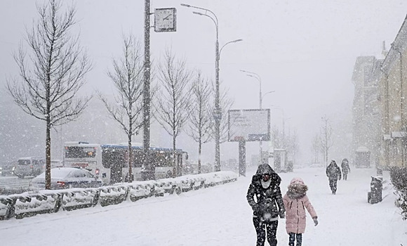 Москвичам предсказали сильнейший за послевоенную историю снегопад