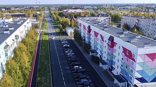 В Муравленко открыли обновленную улицу Губкина