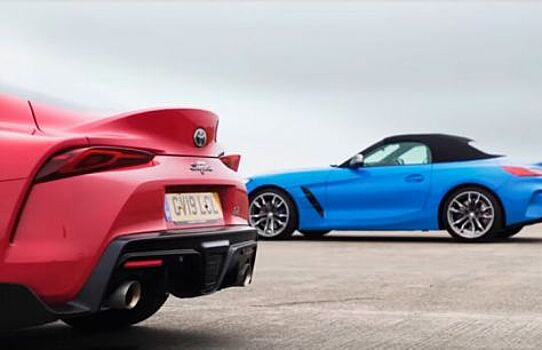 Toyota Supra выступила против BMW Z4