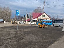 В поселке Нефтяник обустроили место для разворота автобусов