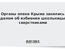 Органы опеки Крыма занялись делом об избиении школьницы сверстниками