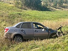 В Татарстане Lada столкнулась с грузовым автомобилем