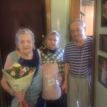 Жительница Останкина Анна Васильевна Иванцова отметила свой 95-летний юбилей