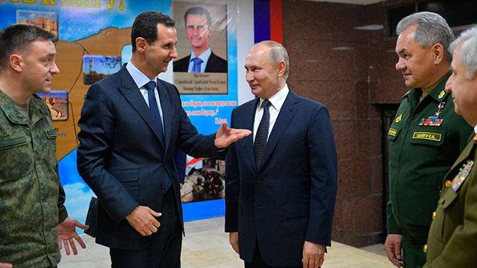 Путин и Асад начали переговоры в Кремле
