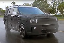 Новый Hyundai Santa Fe сняли на видео