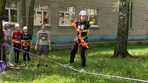 В пензенской школе ученики осваивают туристские навыки