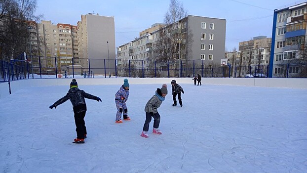 Завершена подготовка льда на катках всех придомовых ФОКОТов в Вологде