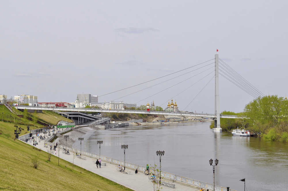 Мост Влюбленных, Тюмень, Россия, Европа