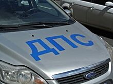 В Бугульме столкнулись четыре автомобиля, в том числе автомобиль ДПС