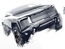 Выпустили интригующий рендеринг нового электрокара Hummer