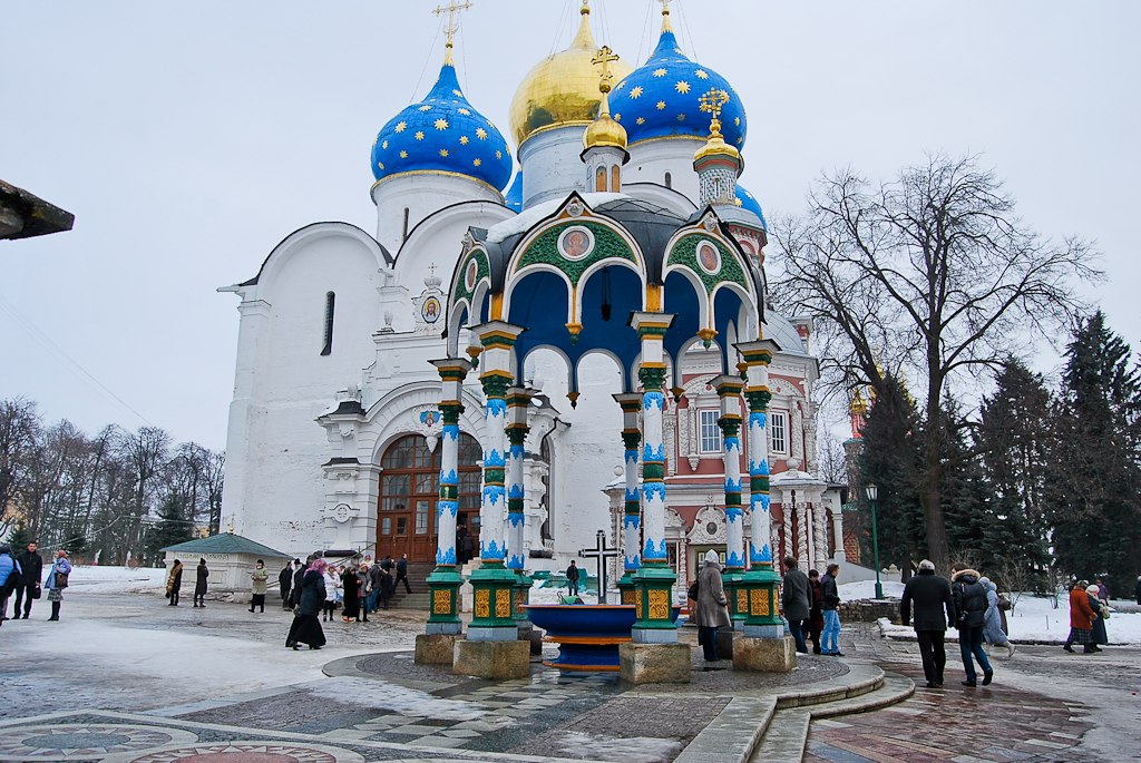 Успенский собор, Троице-Сергиева лавра, Сергиев Посад, Московская область, Россия, Европа