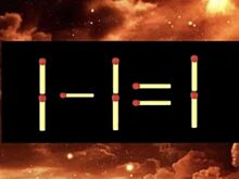 Исправьте равенство одной спичкой: головоломка, которая сломает мозг