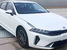 Удлинённую Kia Optima впервые представили на «живых» снимках