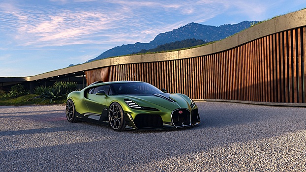 Bugatti презентовала эксклюзивный гиперкар Brouillard. Это последняя машина с мотором W16