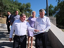 К сентябрю в Волгограде благоустроят участок Центральной набережной