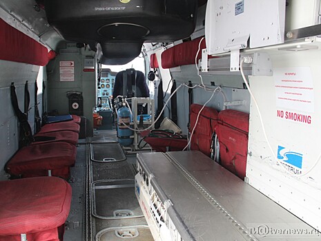 Вертолёт санавиации доставил сразу двух пациентов из Нелидово в Тверь