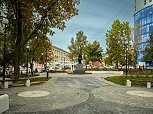 Сквер «Спутник» в Курске благоустроили в 2025 году