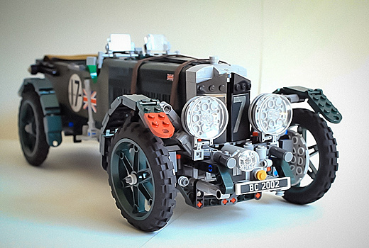 Раритетный Bentley Blower построили при помощи Lego