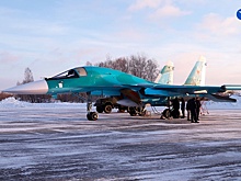 Новую партию истребителей-бомбардировщиков Су-34 передали ВКС России