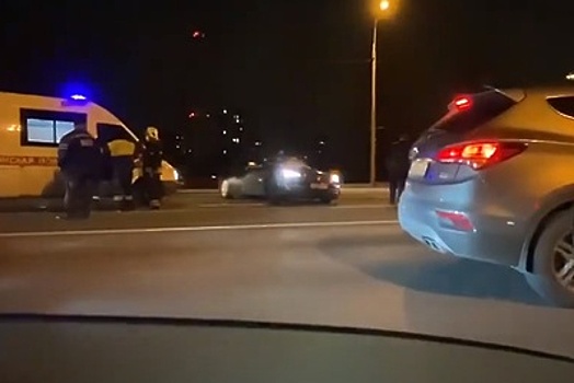 Видео с места ДТП, в котором пострадал вице‑премьер Оверчук