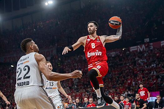 «Олимпиакос» во второй раз подряд обыграл «Реал» Мадрид в 1/4 финала Евролиги