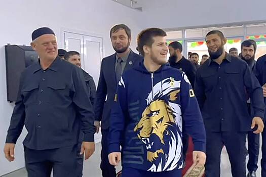 Адам Кадыров открыл в Чечне спорткомплекс имени себя
