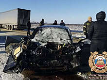 В Ростовской области на видео попало жесткое столкновение Hyundai Accent с фурой