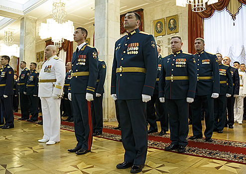 Выпускникам Военной академии Генерального штаба ВС РФ вручили дипломы
