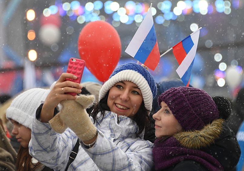 В ходе мероприятия, прошедшем в центре Москвы, были затронуты темы 75-летней годовщины завершения Сталинградской битвы, антироссийских санкций Евросоюза и США, запрета российской символики на Олимпийских играх, которые пройдут в феврале в Южной Корее. 