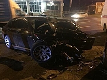 В Краснодаре девушка на BMW попала в ДТП спустя неделю после получения прав