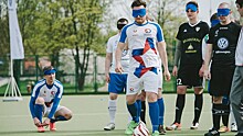 Сборные России и Сербии по футболу для слепых сыграют перед матчем основных